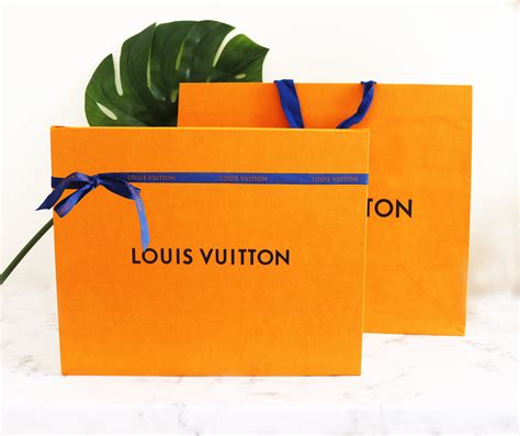 louis vuitton large gift bag and box